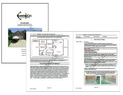 Sample Home Inspection Report Cover Sample Home Inspection Report Cover